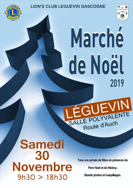 Marché de Noël de Léguevin le 30 novembre 2019
